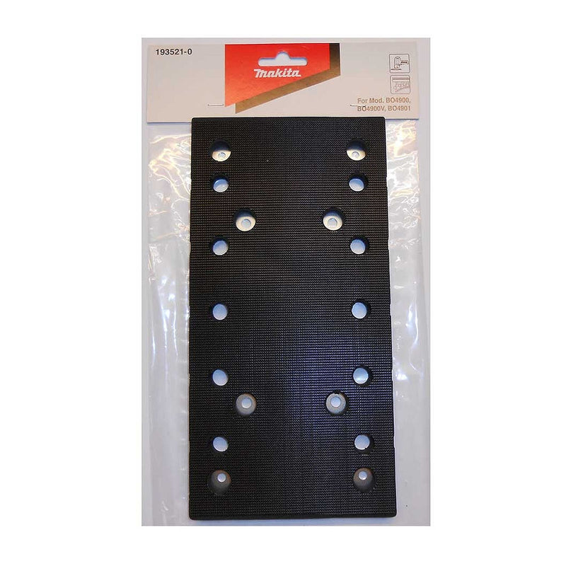 Đế nhám Makita 193521-0 loại gai và xù, kích thước 115x228mm tương thích với máy BO4901