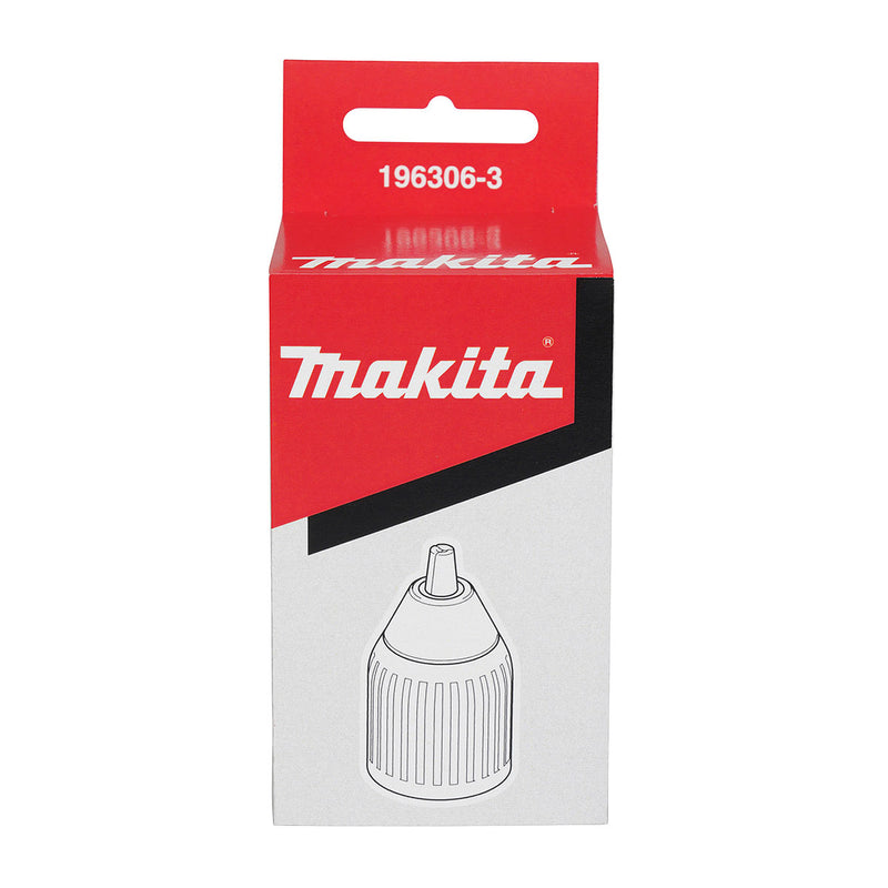 Đầu khoan không khóa 1.5 - 13mm Makita, ren 1/2 - 20 UNF dùng cho các máy khoan DDF453, DF457D, DF488D, DHP453, HP457D, HP488D
