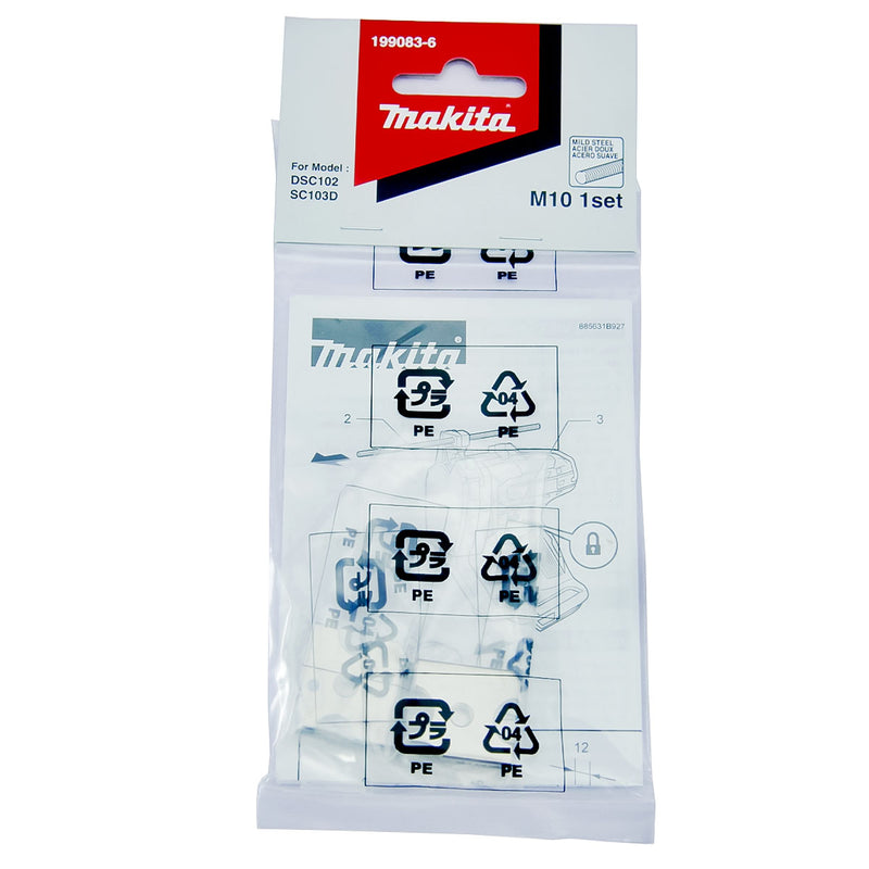 Vĩ 2 lưỡi cắt ty sắt ren Makita 199083-6 trục M10 dùng cho DSC102, SC103D