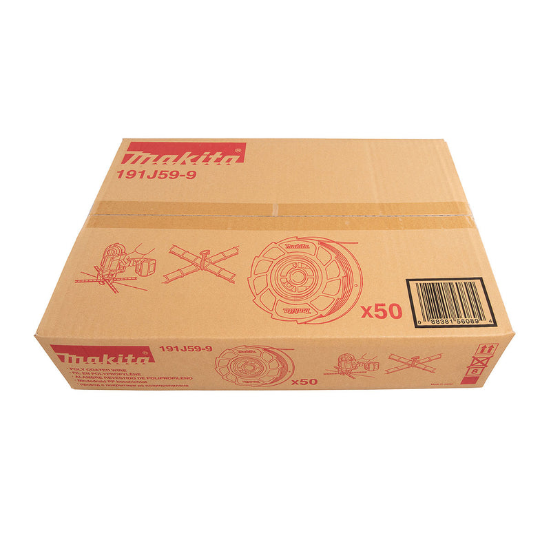 Hộp 50 cuộn dây buộc thép Makita dày 0.8mm, dài 100m dùng cho máy DTR180, DTR181