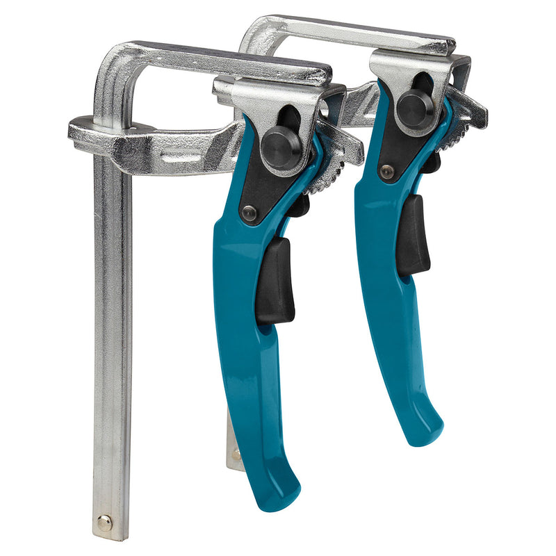 Bộ 2 kẹp cố định thanh ray dẫn hướng cắt Makita 199826-6 loại kẹp nhanh