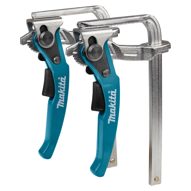 Bộ 2 kẹp cố định thanh ray dẫn hướng cắt Makita 199826-6 loại kẹp nhanh