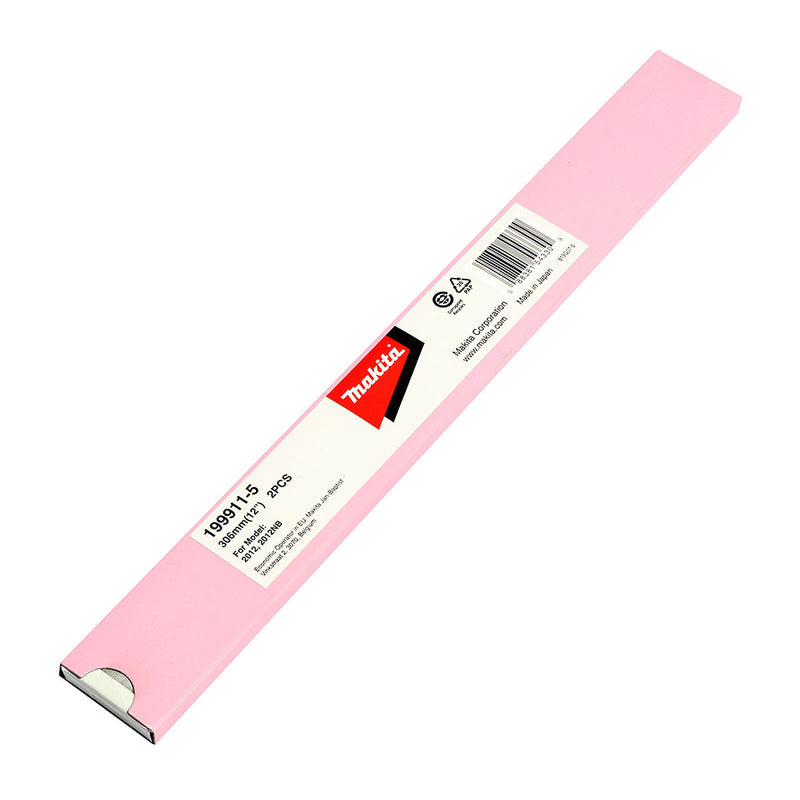 Hộp 2 lưỡi bào gỗ Makita chất liệu thép HSS, kích thước từ 306mm-400mm ( Cấp 3 sao )