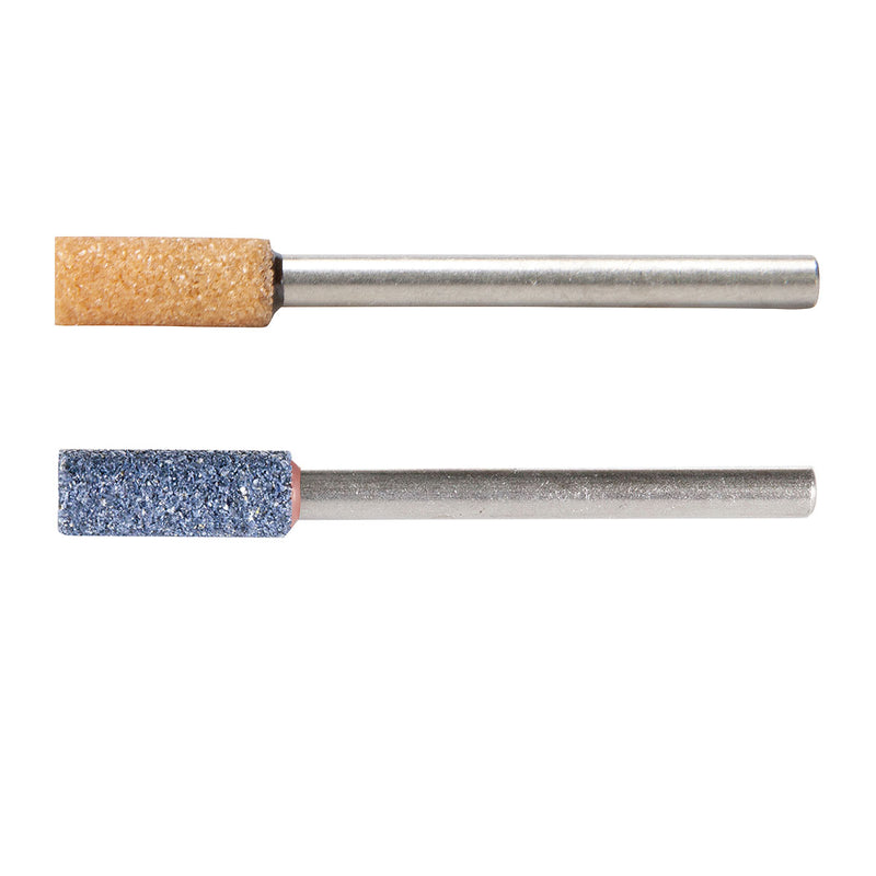 Hộp 10 mũi mài nhám Makita hình trụ phẳng, đường kính mũi 6mm, đuôi trơn 3mm ( Cấp 3 sao )