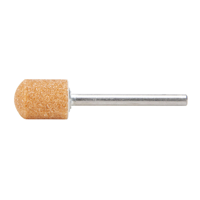 Hộp 10 mũi mài nhám Makita hình trụ phẳng, đường kính mũi 10mm, đuôi trơn 3mm ( Cấp 3 sao )