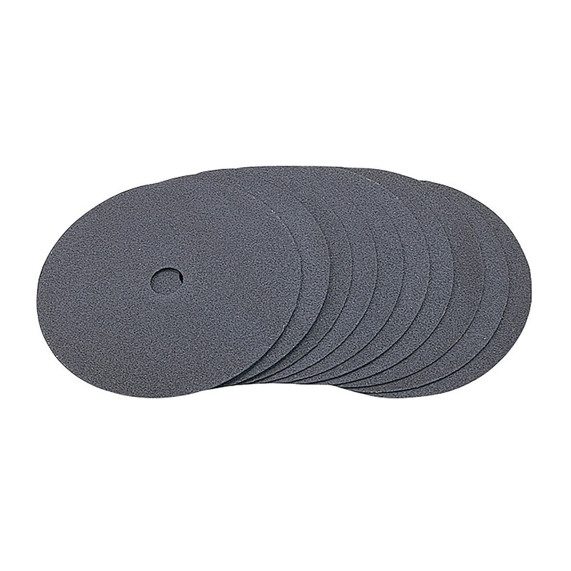 Hộp 10 giấy nhám tròn 115mm ( 4.5 inch ) Makita dùng với tấm đế cao su, cỡ hạt từ C24-C120, lỗ cốt 22mm