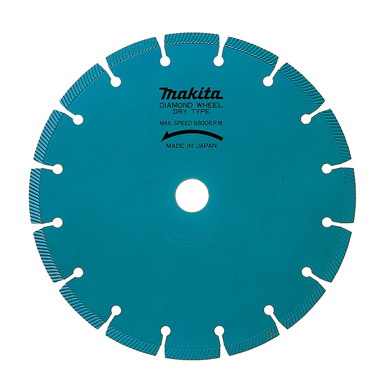 Lưỡi cắt kim cương 125mm kiểu răng gợn sóng phân đoạn Makita A-80438 dùng cho bê tông, lỗ cốt 22.23mm, cắt khô đạt tiêu chuẩn EN13236 ( Cấp 3 sao )