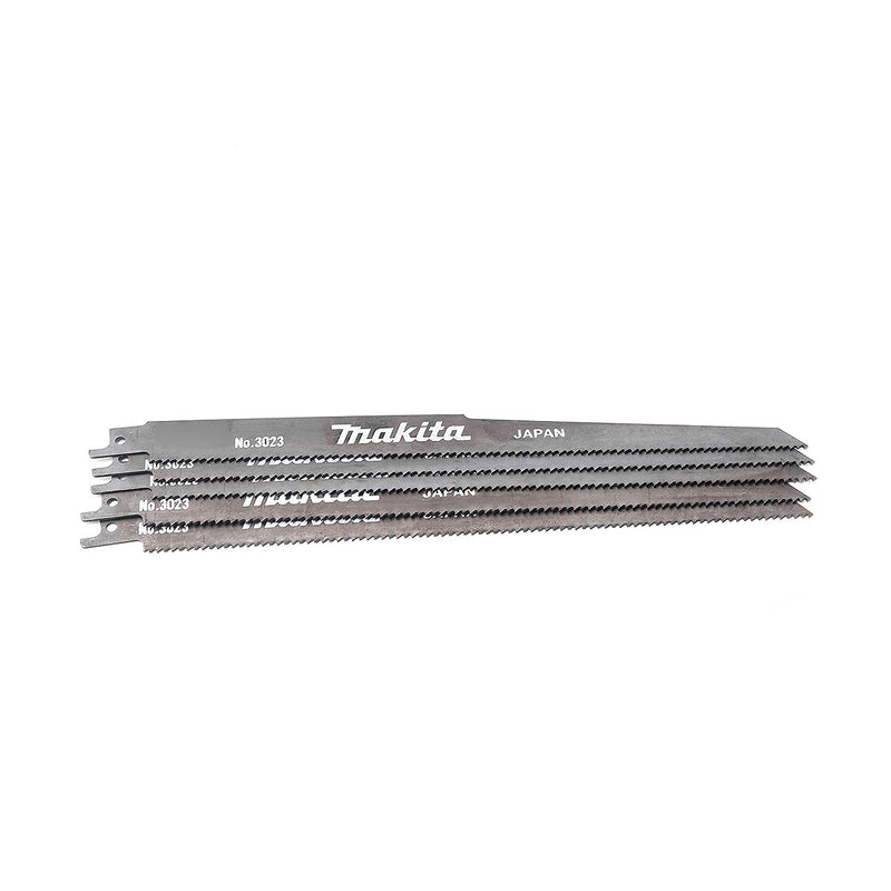 Hộp 5 lưỡi cưa kiếm HCS Makita B-00767 dùng cho gỗ, số răng 10 TPI, chiều dài 250mm ( Cấp 3 sao )