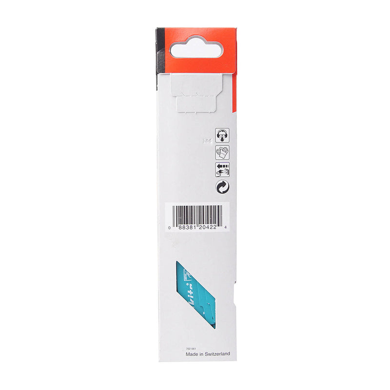 Hộp 5 lưỡi cưa kiếm Bi-Metal Makita B-05169 dùng cho kim loại, số răng 18 TPI chiều dài 152mm ( Cấp 3 sao )