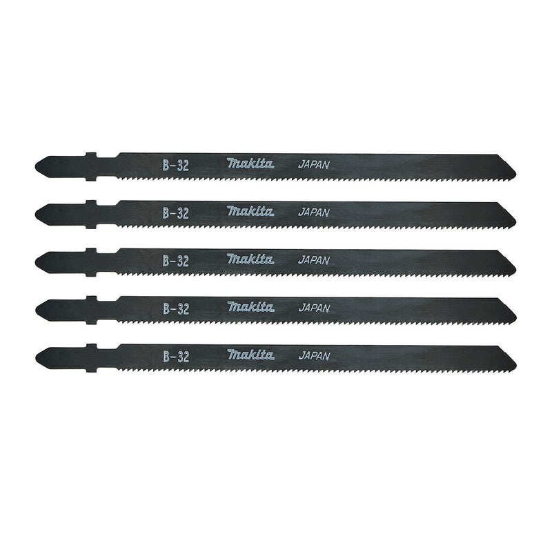 Hộp 5 lưỡi cưa lọng HSS Makita B-10431 dùng cho kim loại, số răng 18 TPI, chiều dài 132mm đuôi gài kiểu B ( Cấp 3 sao )