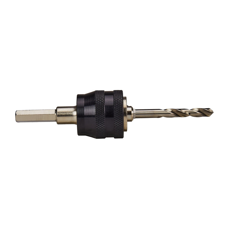Bộ mũi khoét lỗ kèm mũi định tâm dòng tháo lắp nhanh Ezychange 7 chi tiết Makita B-11988 kích thước từ 20mm-65mm dùng cho Inox, gỗ chất liệu HSS-BiM