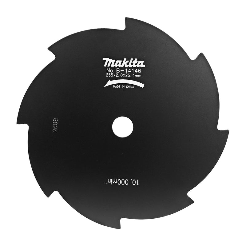Lưỡi cắt cỏ 8 răng Makita đường kính từ 230mm-255mm, lỗ cốt 25.4mm, dùng cho cỏ dày và bụi rậm