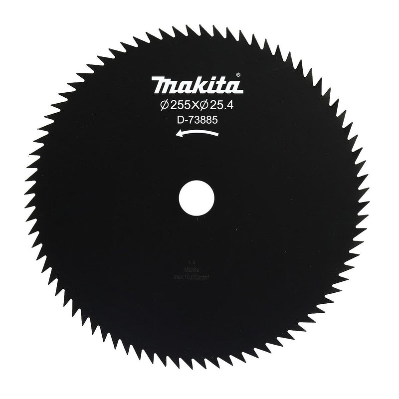 Lưỡi cắt cỏ 80 răng Makita đường kính từ 230mm-255mm, lỗ cốt 25.4mm dùng cho bụi rậm và cây non
