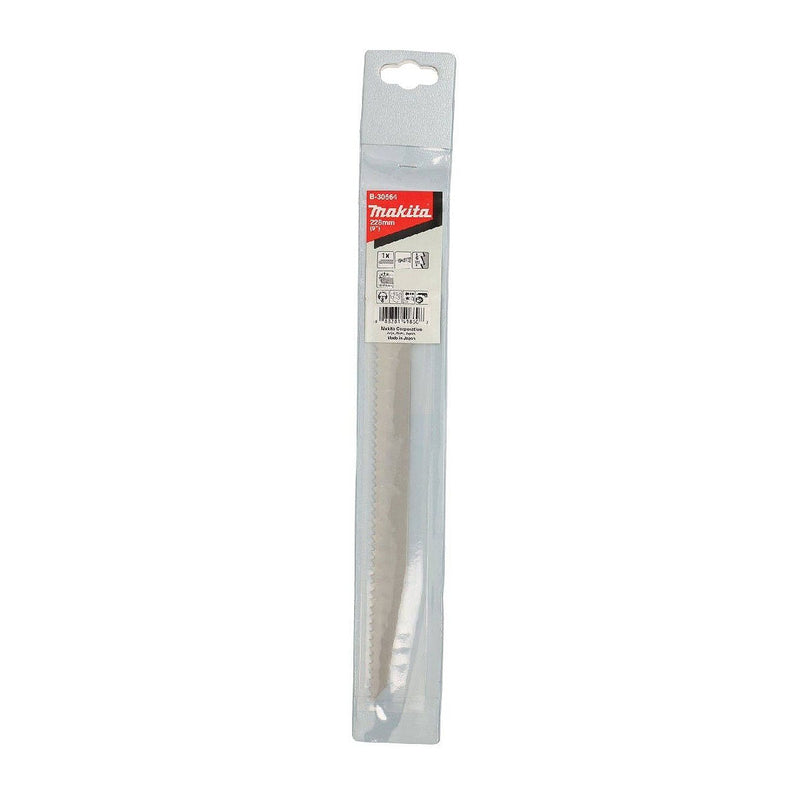 Lưỡi cưa kiếm răng Inox Makita B-30564 dùng cưa đá lạnh và thực phẩm đông lạnh, số răng 6 TPI, chiều dài 228mm ( Cấp chuyên dụng )