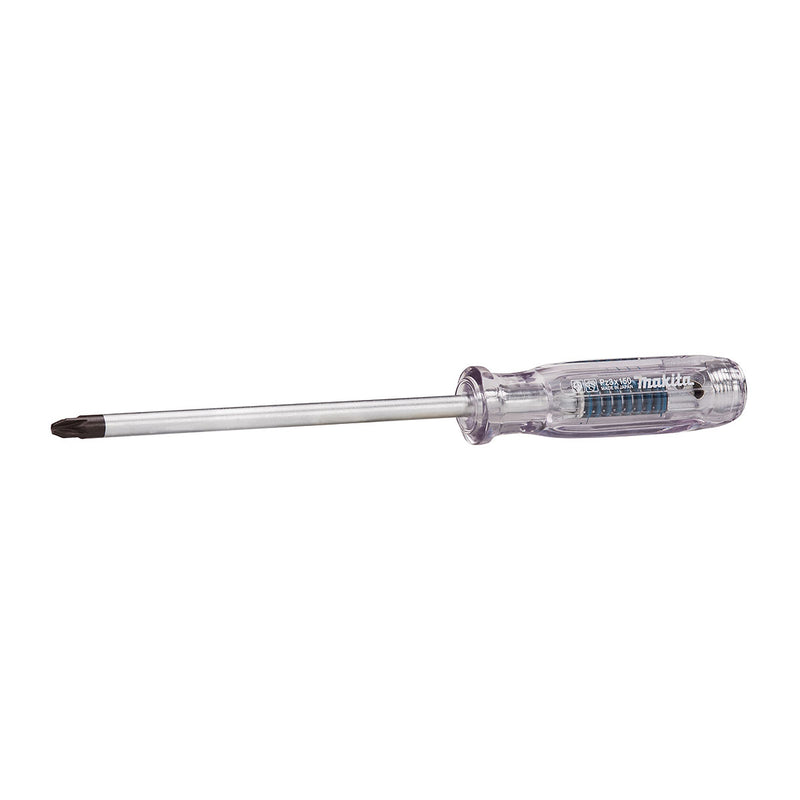 Tua vít đóng đầu vít bake (PZ) Makita loại cán cầm trong suốt, kích thước từ PZ2 - PZ3, chiều dài 125mm và 150mm