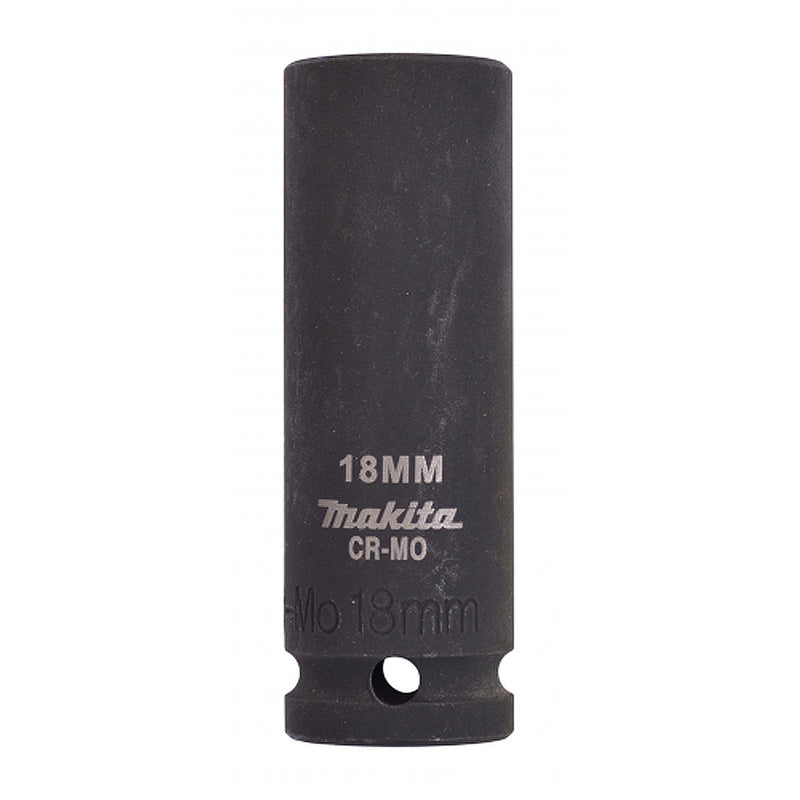 Đầu tuýp cốt 1/2 inch thân dài Makita thép Cr-Mo, kích thước từ 8mm-32mm