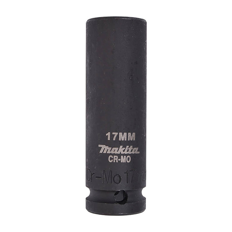 Đầu tuýp cốt 1/2 inch thân dài Makita thép Cr-Mo, kích thước từ 8mm-32mm