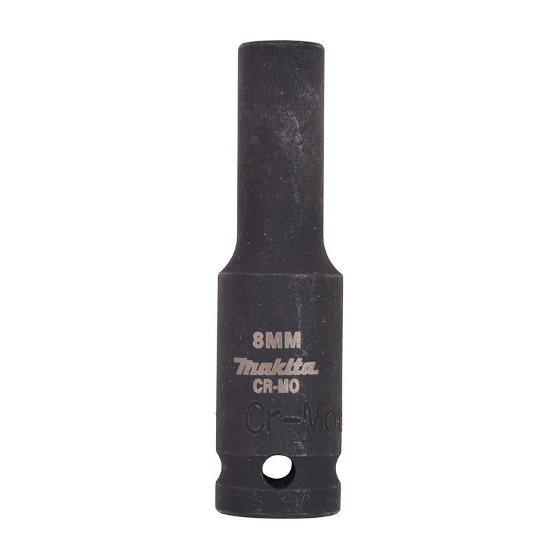 Đầu tuýp cốt 1/2 inch thân dài Makita thép Cr-Mo, kích thước từ 8mm-32mm