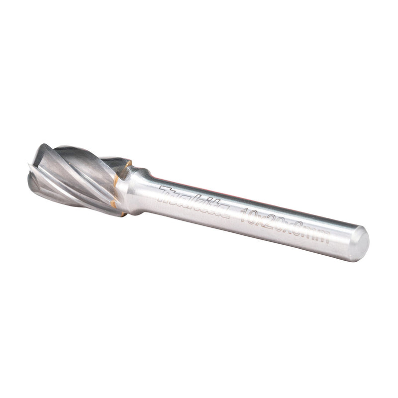 Mũi mài hợp kim Makita hình trụ tròn (SC), đường kính mũi 10mm, đuôi trơn 6mm ( Cấp 3 sao )