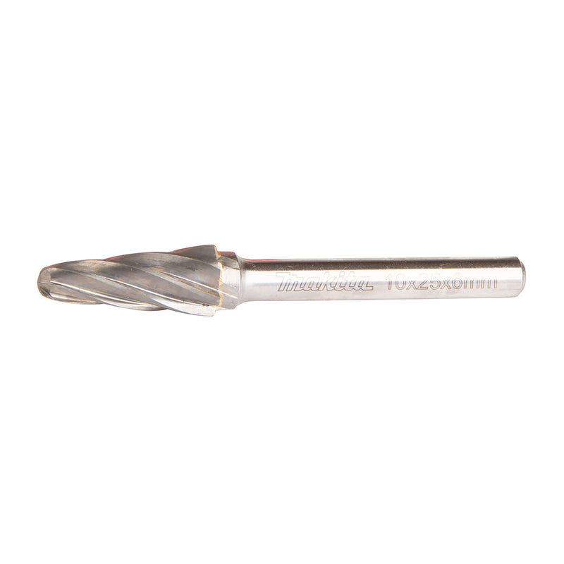 Mũi mài hợp kim Makita hình chóp phẳng (SL), đường kính mũi 10mm, đuôi trơn 6mm ( Cấp 3 sao )