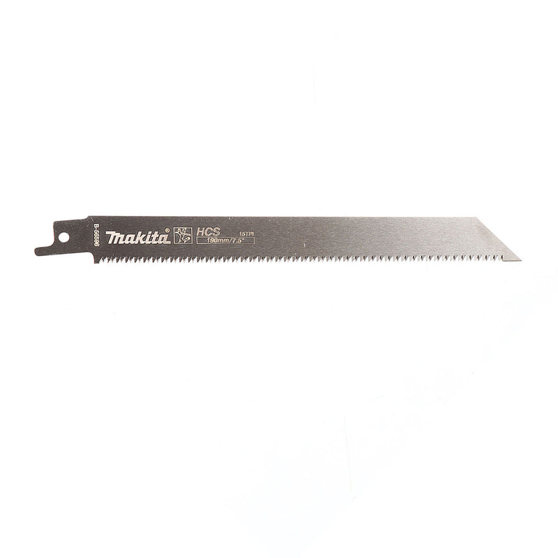 Lưỡi cưa kiếm răng Nhật Bản HCS Makita B-56596 dùng cho tre, gỗ, nhựa số răng 15 TPI, chiều dài 190mm ( Cấp 3 sao )