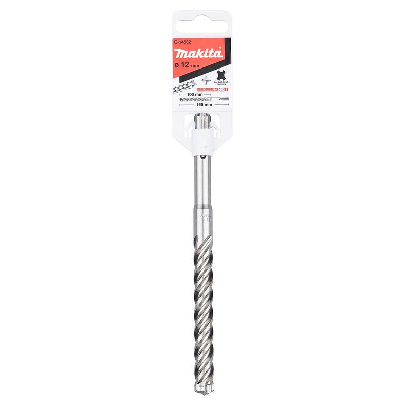 Mũi khoan bê tông TCT Nemesis II Makita đuôi gài SDS-Plus đường kính mũi từ 9mm-13mm ( Cấp 5 sao )