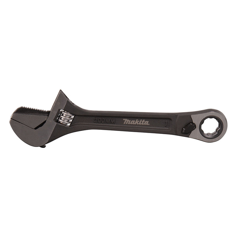 Bộ mỏ lết và đầu tuýp xuyên tâm 11 chi tiết Makita B-65458 cốt 3/8 inch, kích thước từ 10mm - 19mm
