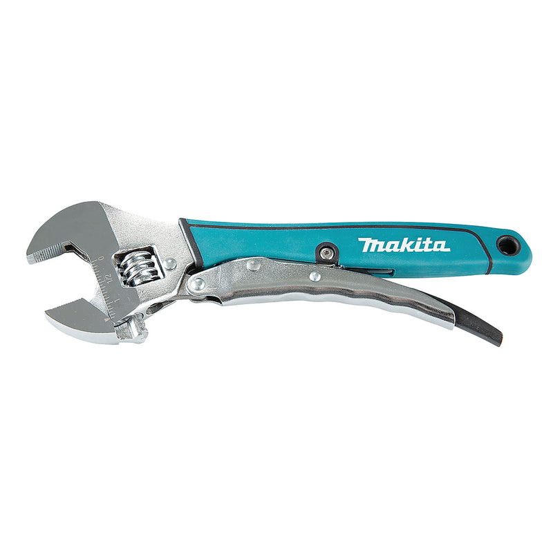 Mỏ lết có tay bóp khóa hàm Makita B-65470 chiều dài 250mm, khả năng mở hàm tối đa 35mm