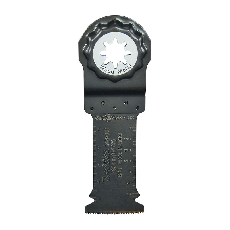 Lưỡi cắt rung Makita cắt gỗ và kim loại, bề rộng lưỡi từ 32mm-65mm chuẩn Starlock Plus ( Cấp 3 sao )