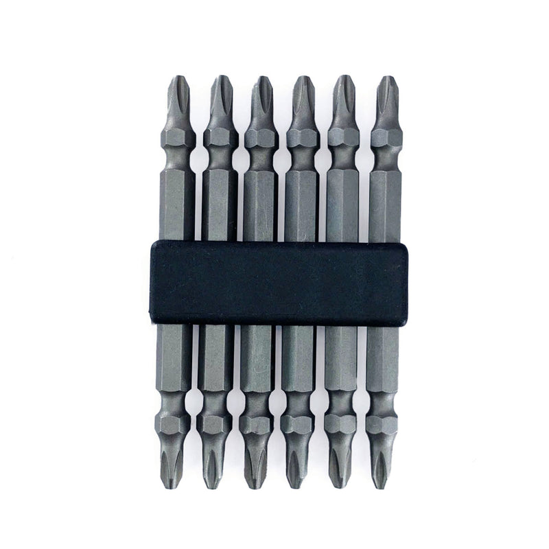 Vĩ 6 mũi vặn vít 2 đầu bake Makita B-90059 kích thước PH2, dài 82mm