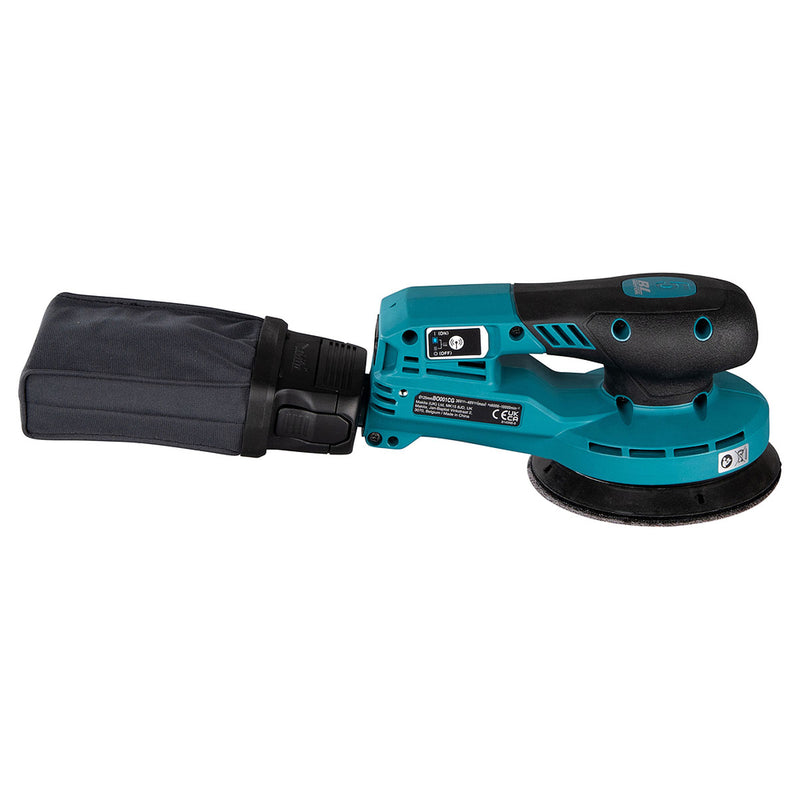Máy chà nhám quỹ đạo tròn 5mm Makita BO001CG dùng Pin 40Vmax XGT thông qua ổ cắm rời, đế chà nhám 125mm