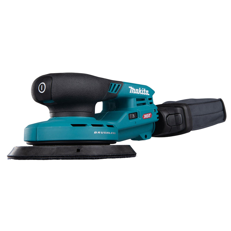 Máy chà nhám quỹ đạo tròn 5mm Makita BO002CG dùng Pin 40Vmax XGT thông qua ổ cắm rời, đế chà nhám 150mm