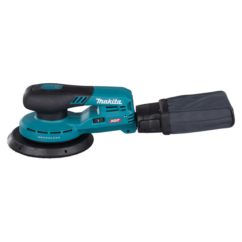 Máy chà nhám quỹ đạo tròn 5mm Makita BO002CG dùng Pin 40Vmax XGT thông qua ổ cắm rời, đế chà nhám 150mm