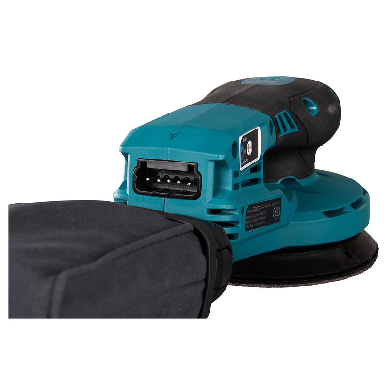 Máy chà nhám quỹ đạo tròn 3mm Makita BO003CG dùng Pin 40Vmax XGT thông qua ổ cắm rời, đế chà nhám 125mm