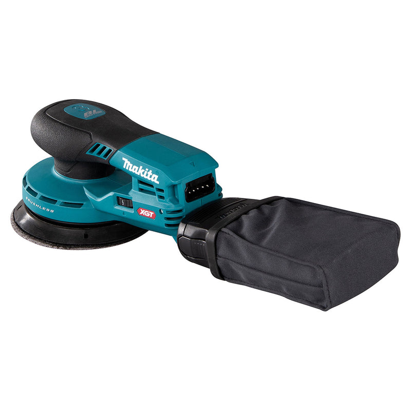 Máy chà nhám quỹ đạo tròn 3mm Makita BO003CG dùng Pin 40Vmax XGT thông qua ổ cắm rời, đế chà nhám 125mm