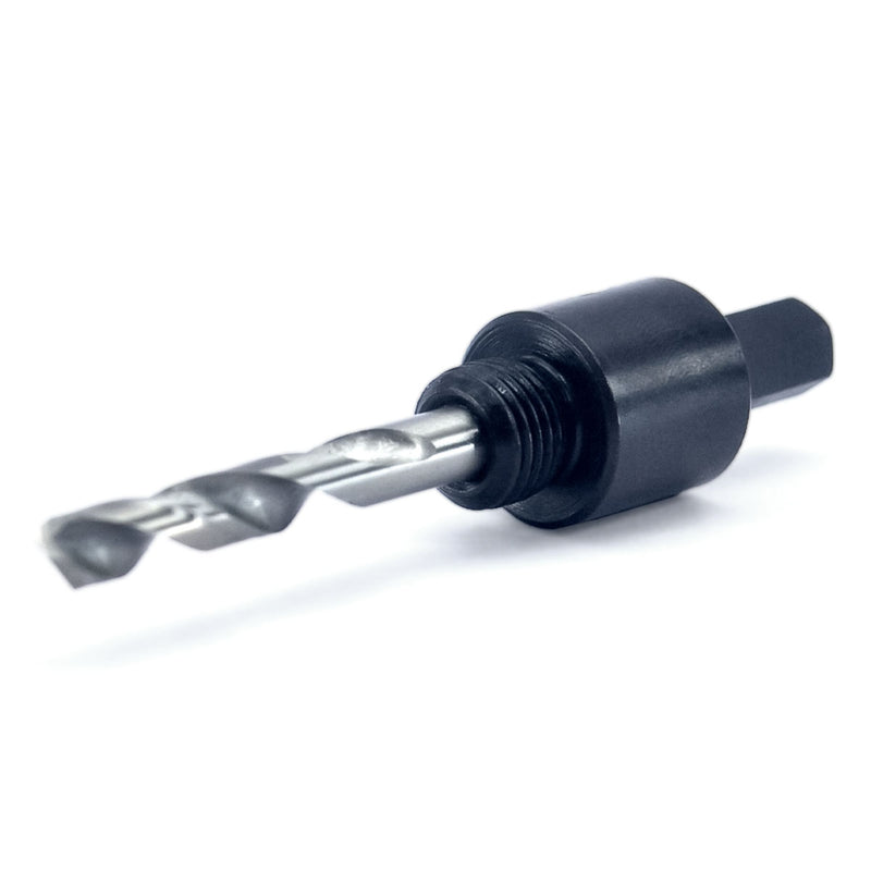 Đầu chuyển đổi kèm mũi định tâm dùng cho mũi khoét lỗ Makita đuôi lục giác 9.5mm và 11mm ( Cấp 2 sao )
