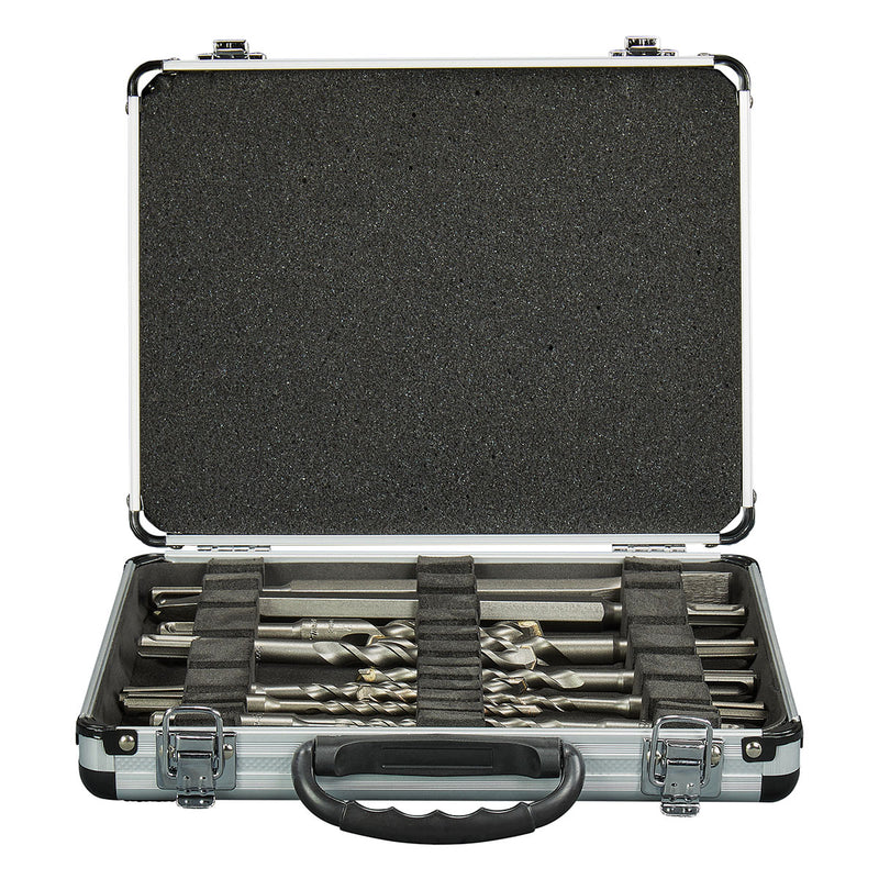 Bộ mũi khoan và đục bê tông TCT 13 chi tiết Makita D-20111 kích thước từ 5mm - 16mm, đuôi gài SDS-Plus