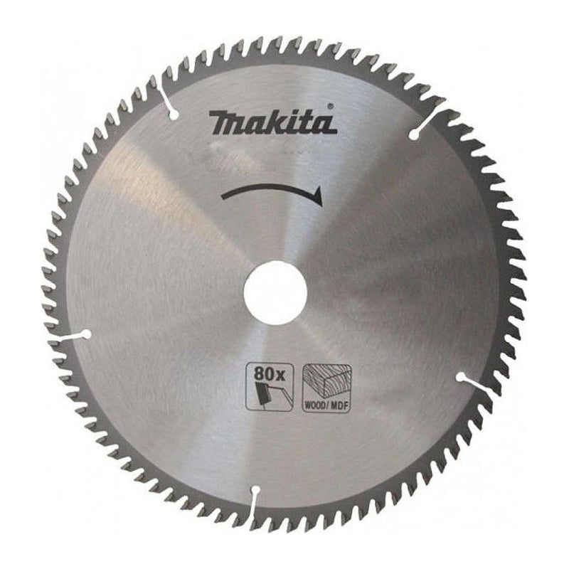Lưỡi cưa gỗ TCT Makita D-34388 đường kính 255mm, 80 răng kiểu ATB lỗ cốt 30mm dùng cho máy cưa bàn ( Cấp 2 sao )