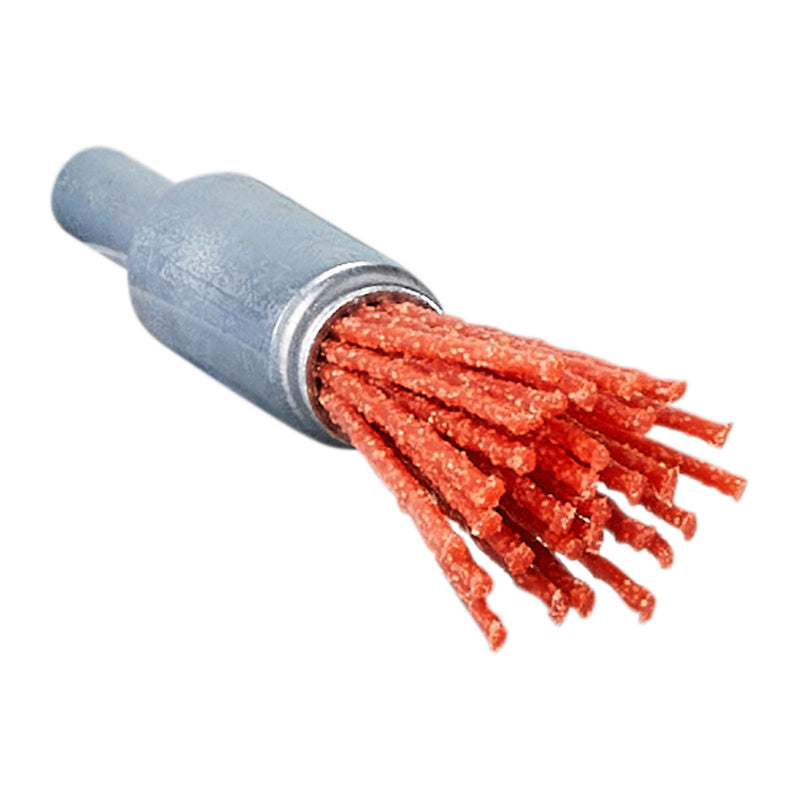 Chổi nylon Makita đường kính 12mm, trục cốt 6mm loại đánh thô và đánh hoàn thiện mịn, đẹp dùng cho máy khoan ( Cấp 2 sao )