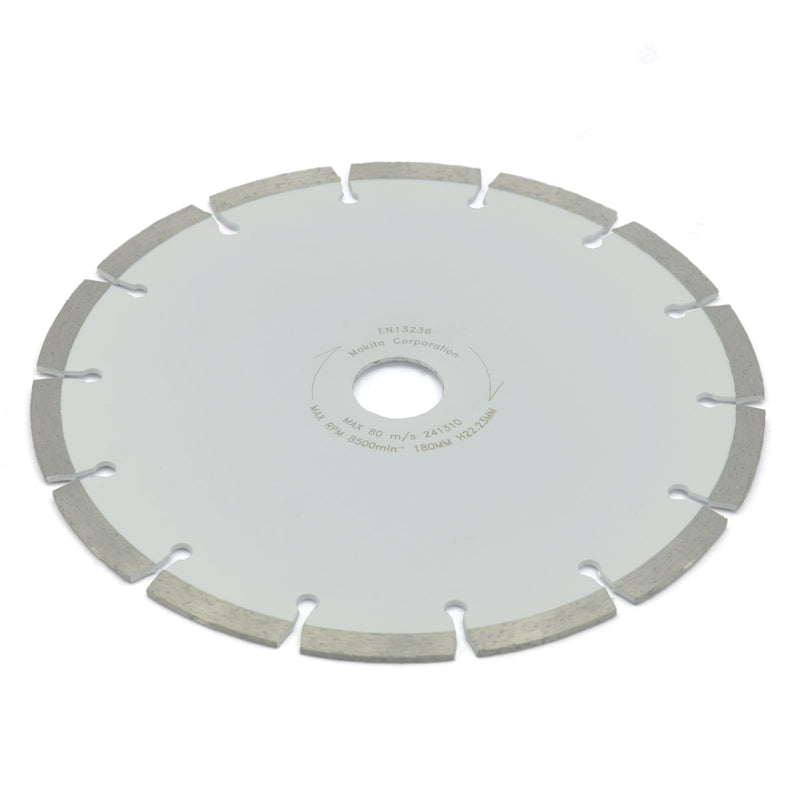 Lưỡi cưa kim cương 180mm Makita D-52772 dùng cho bê tông, đá cẩm thạch, lỗ cốt 22.23mm, cắt khô,  đạt tiêu chuẩn EN13236 ( Cấp 1 sao )
