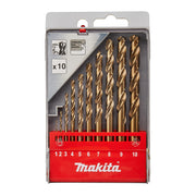 Bộ mũi khoan kim loại, inox HSS-Co MAKITA D-57174