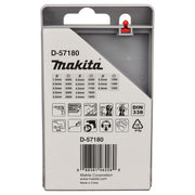 Bộ mũi khoan kim loại, inox HSS-Co MAKITA D-57180