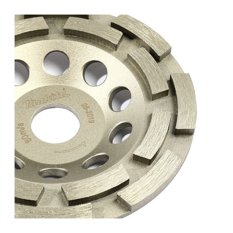 Lưỡi bào, mài bê tông Makita kiểu răng phân đoạn, đường kính từ 100mm-180mm, lỗ cốt 22.23mm đạt tiêu chuẩn EN13236 ( Cấp 1 sao )