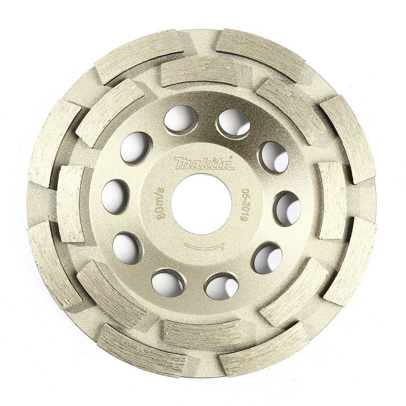 Lưỡi bào, mài bê tông Makita kiểu răng phân đoạn, đường kính từ 100mm-180mm, lỗ cốt 22.23mm đạt tiêu chuẩn EN13236 ( Cấp 1 sao )