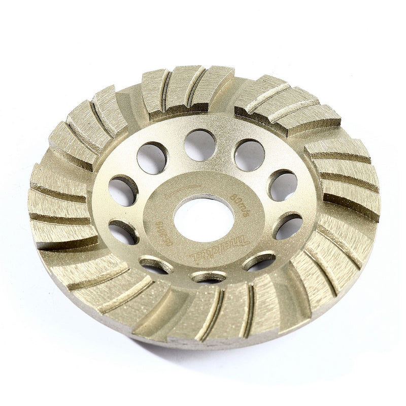 Lưỡi bào, mài bê tông Makita kiểu răng Turbo đường kính lưỡi từ 100mm-180mm, lỗ cốt 22.23mm đạt tiêu chuẩn EN13236 ( Cấp 1 sao )