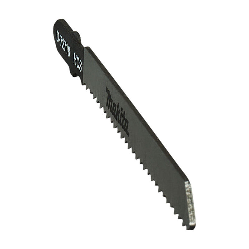 Hộp 5 lưỡi cưa lọng HCS dòng sản phẩm kinh tế Makita D-72718 dùng cho gỗ, số răng 9 TPI chiều dài 100mm, đuôi gài kiểu B ( Cấp 2 sao )