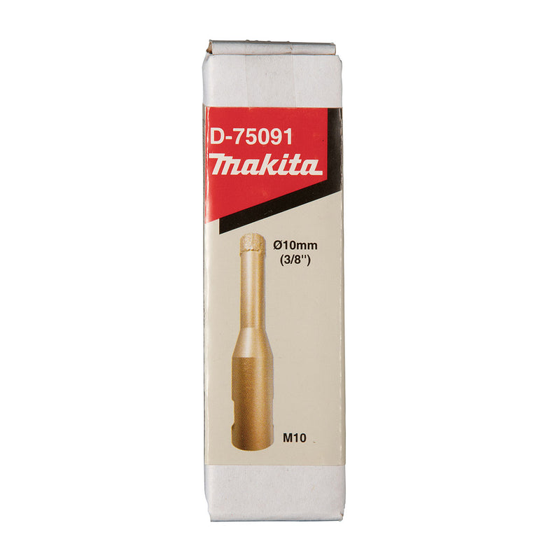 Mũi khoét lỗ kim cương cao cấp Makita dùng cho đám cẩm thạch, đá Granit, ngói sứ đường kính từ 5mm-50mm, ren trục M10 & M14 phù hợp cho các máy mài góc ( Cấp chuyên dụng )