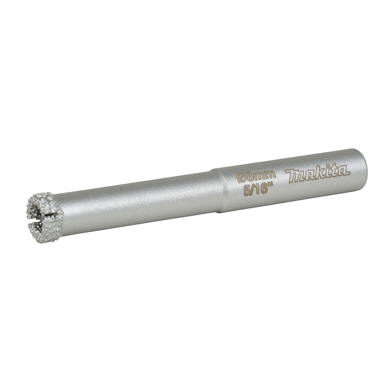 Mũi khoét lỗ kim cương Makita cho đá hoa cương, đá cẩm thạch, ngói sứ đường kính từ 6mm-12mm ( Cấp 2 sao )