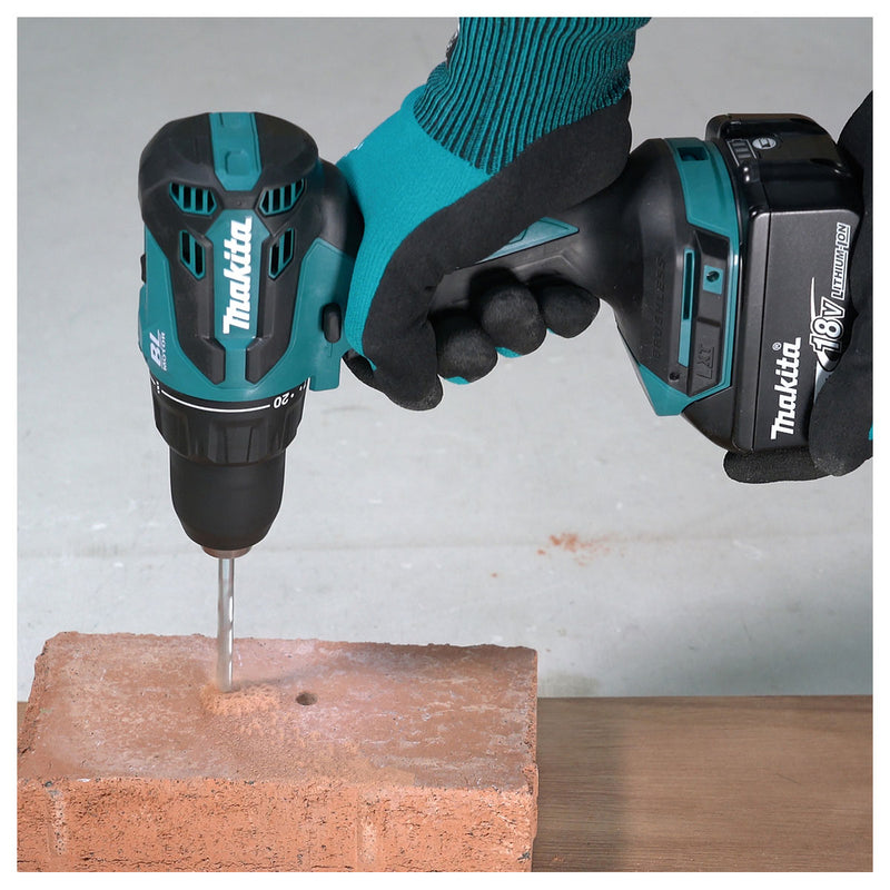 Máy khoan búa Makita DHP490 dùng Pin 18V LXT đầu kẹp 13mm