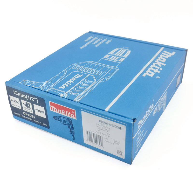Máy khoan gỗ thép Makita DP4021 công suất 630W, đầu kẹp tự động không khóa 13mm